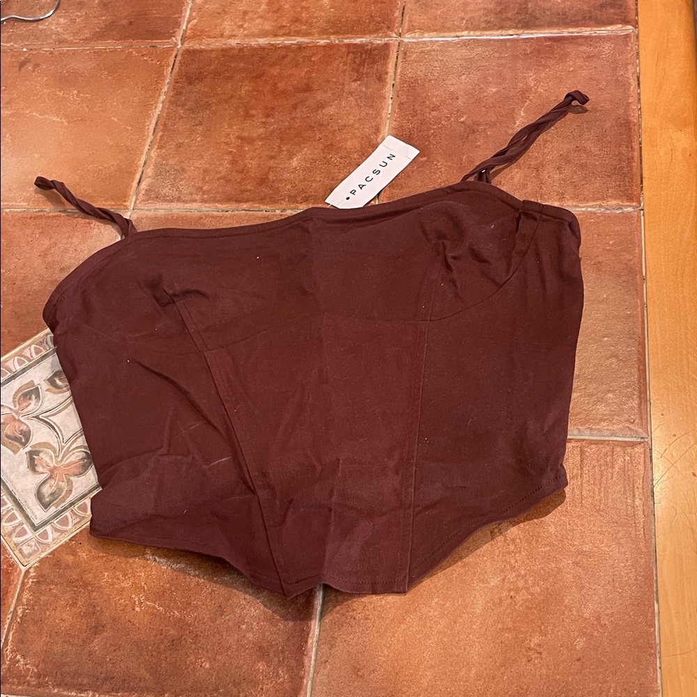 PacSun Women's Dark Brown Camisole